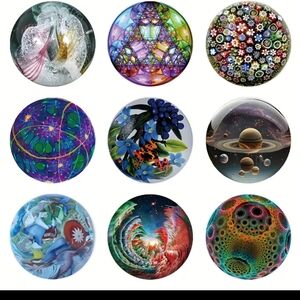 Hot Topic Vibrant Cosmic Design Stickers